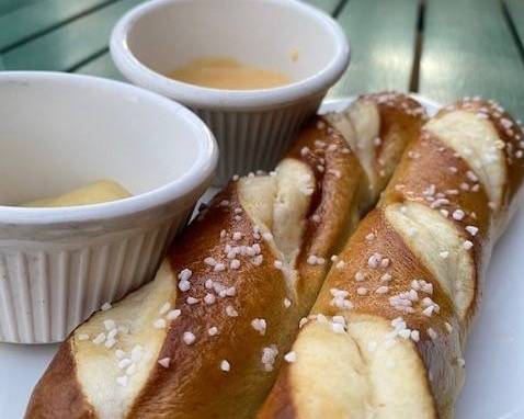 Order Soft Baked Pretzels food online from The Ox Tavern store, New York on bringmethat.com