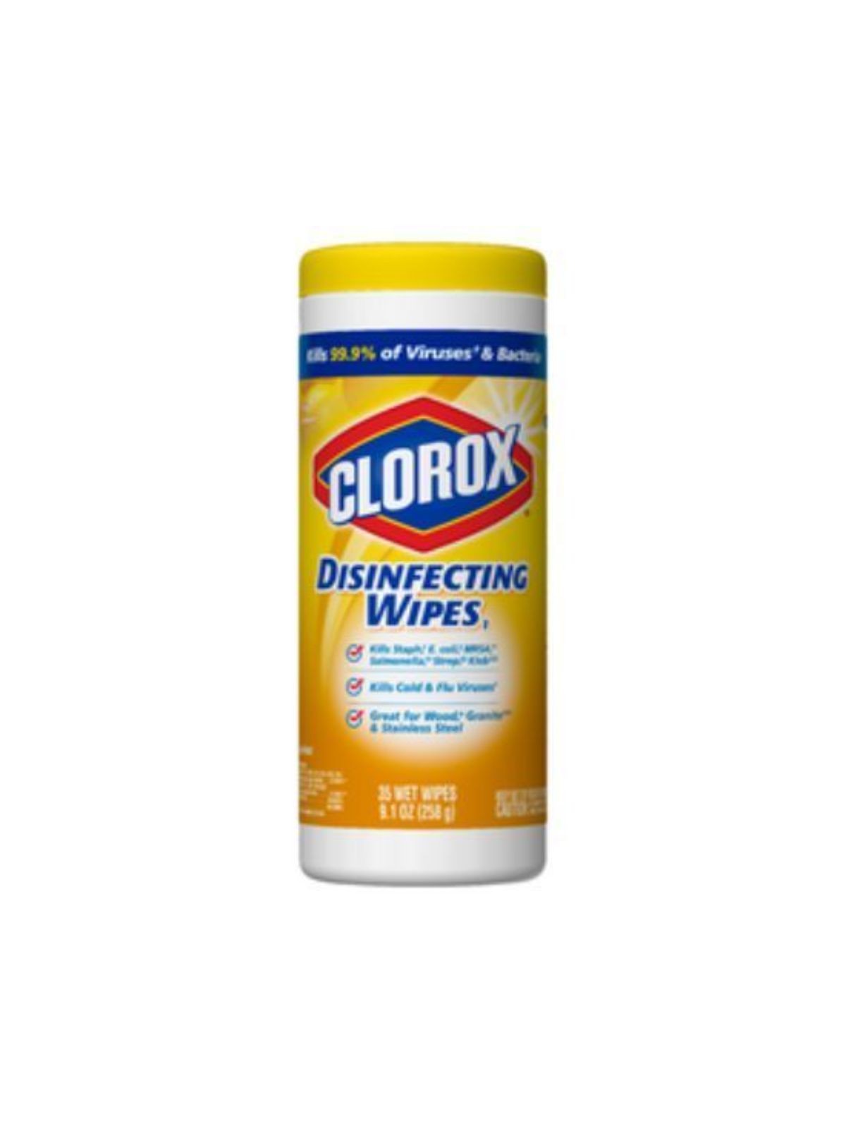 Order Clorox Disinfecting Wipes Lemon Fresh (35 count) food online from Stock-Up Mart store, Minneapolis on bringmethat.com