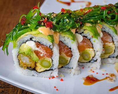 Order Nikki Beach Roll food online from Sushi Runner Express store, South Miami on bringmethat.com