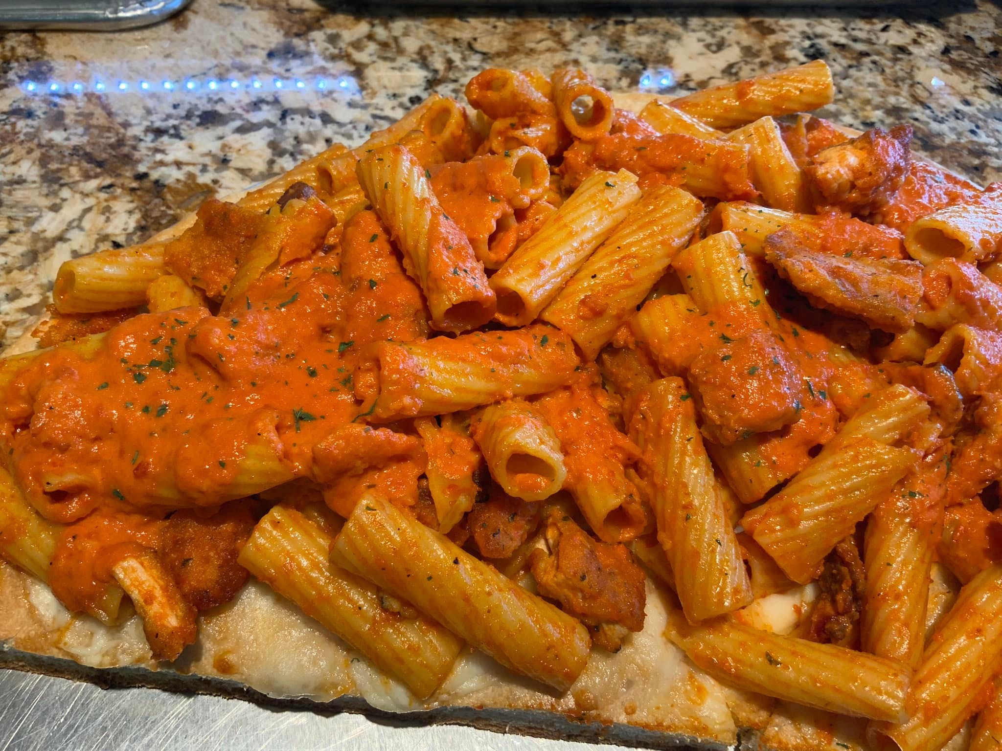 Order Penne Ala Vodka - Pasta food online from La Cecilia store, East Patchogue on bringmethat.com