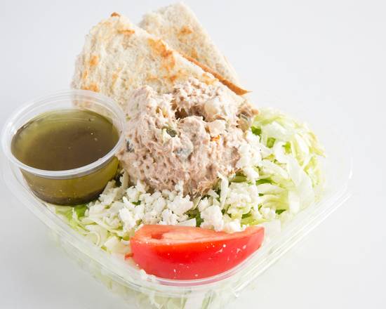 Order Mini Tuna Salad Platter food online from Pita Plus store, Greensboro on bringmethat.com