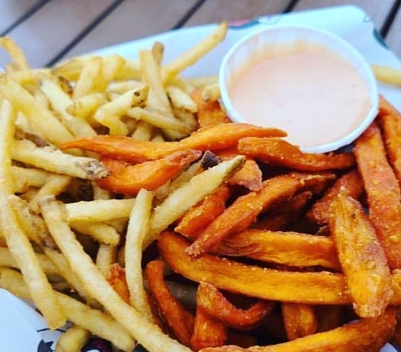 Order Sweet Potato Fries - Regular food online from Betty Burgers store, Aptos on bringmethat.com