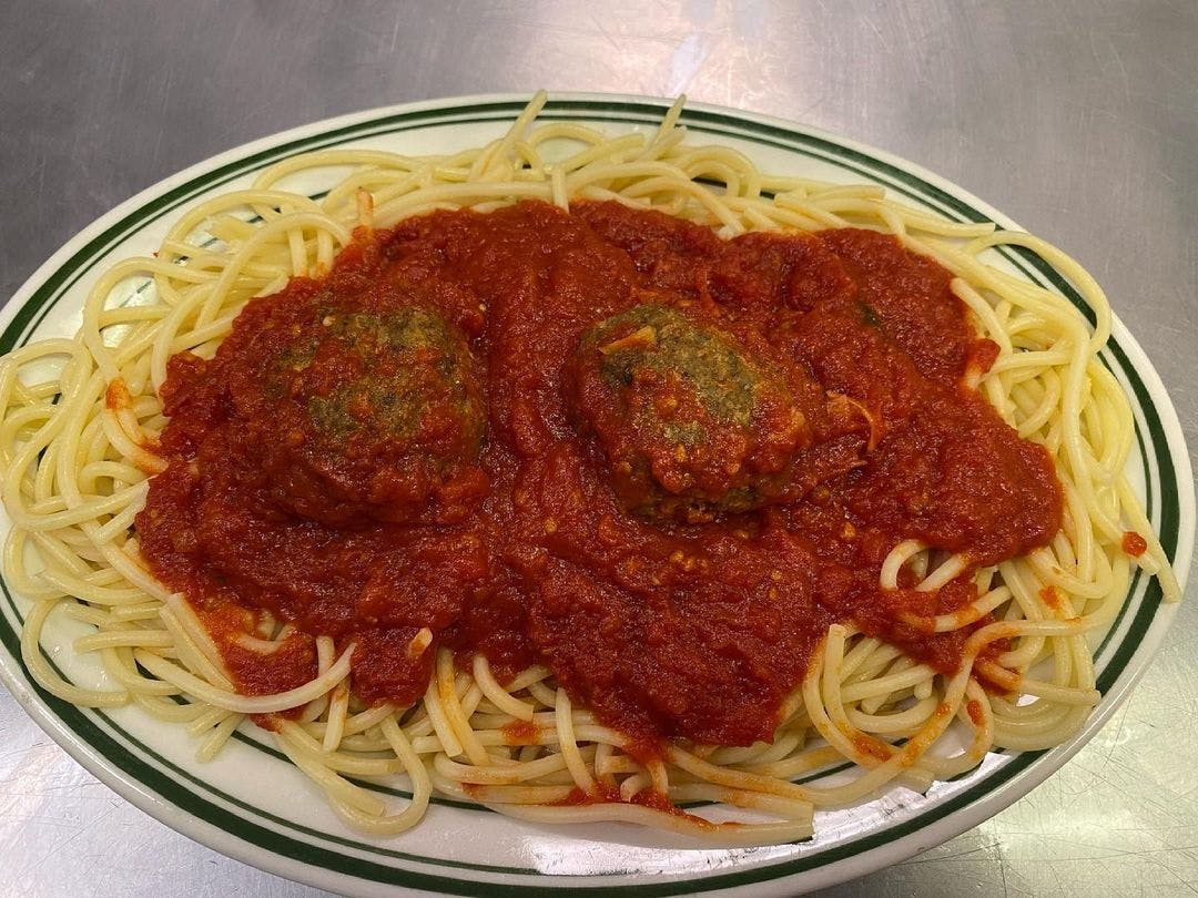 Order Pasta with Meatballs - Pasta food online from Joey's NY Pizza store, Las Vegas on bringmethat.com