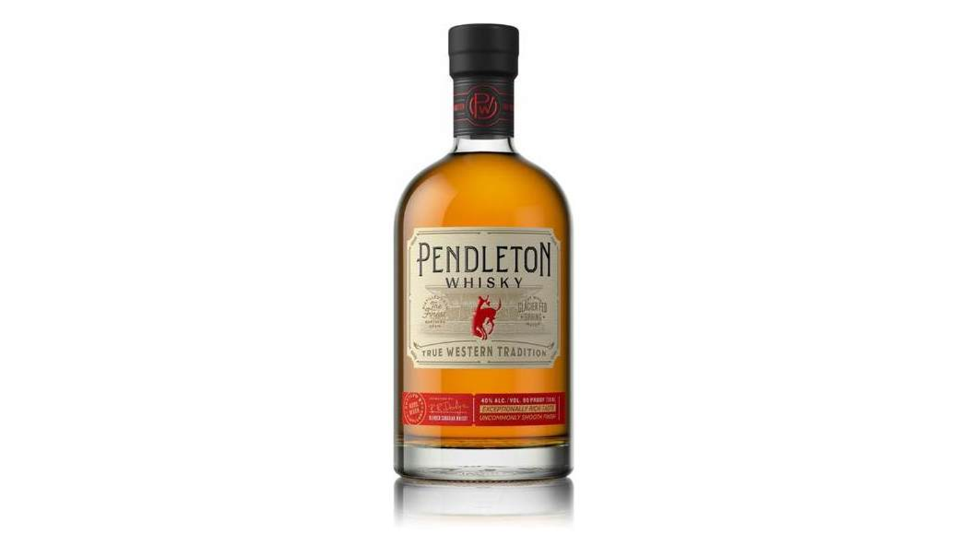 Order Pendleton Blended Canadian Whiskey 750mL food online from Orcutt Liquor & Deli store, Orcutt on bringmethat.com