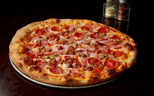 Order Meat Pizza  food online from Chilhowie Pizza & Restaurant store, Chilhowie on bringmethat.com