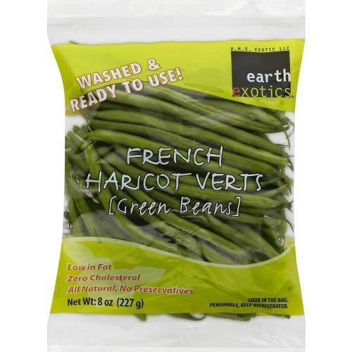 Order Earth Exotics · French Haricot Verts Green Beans (8 oz) food online from Safeway store, Tahoe City on bringmethat.com