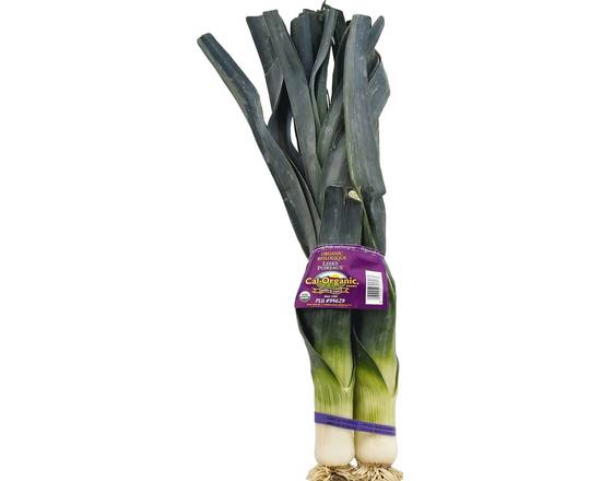 Order Cal-Organic Farms · Organic Leeks (1 ct) food online from Albertsons Express store, Fort Worth on bringmethat.com
