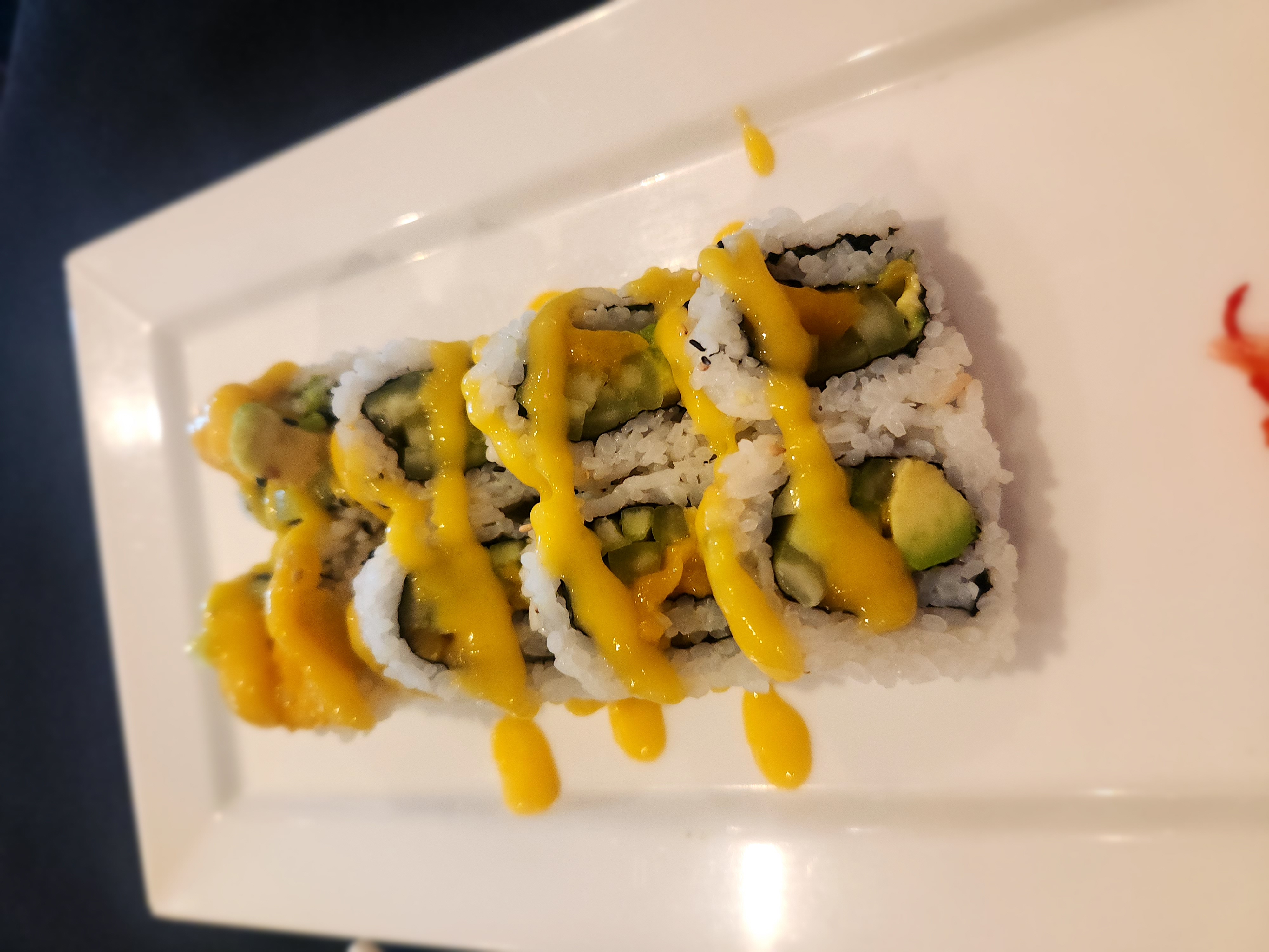 Order Mango-Avo-Q Roll food online from Sushi Thai store, Libertyville on bringmethat.com