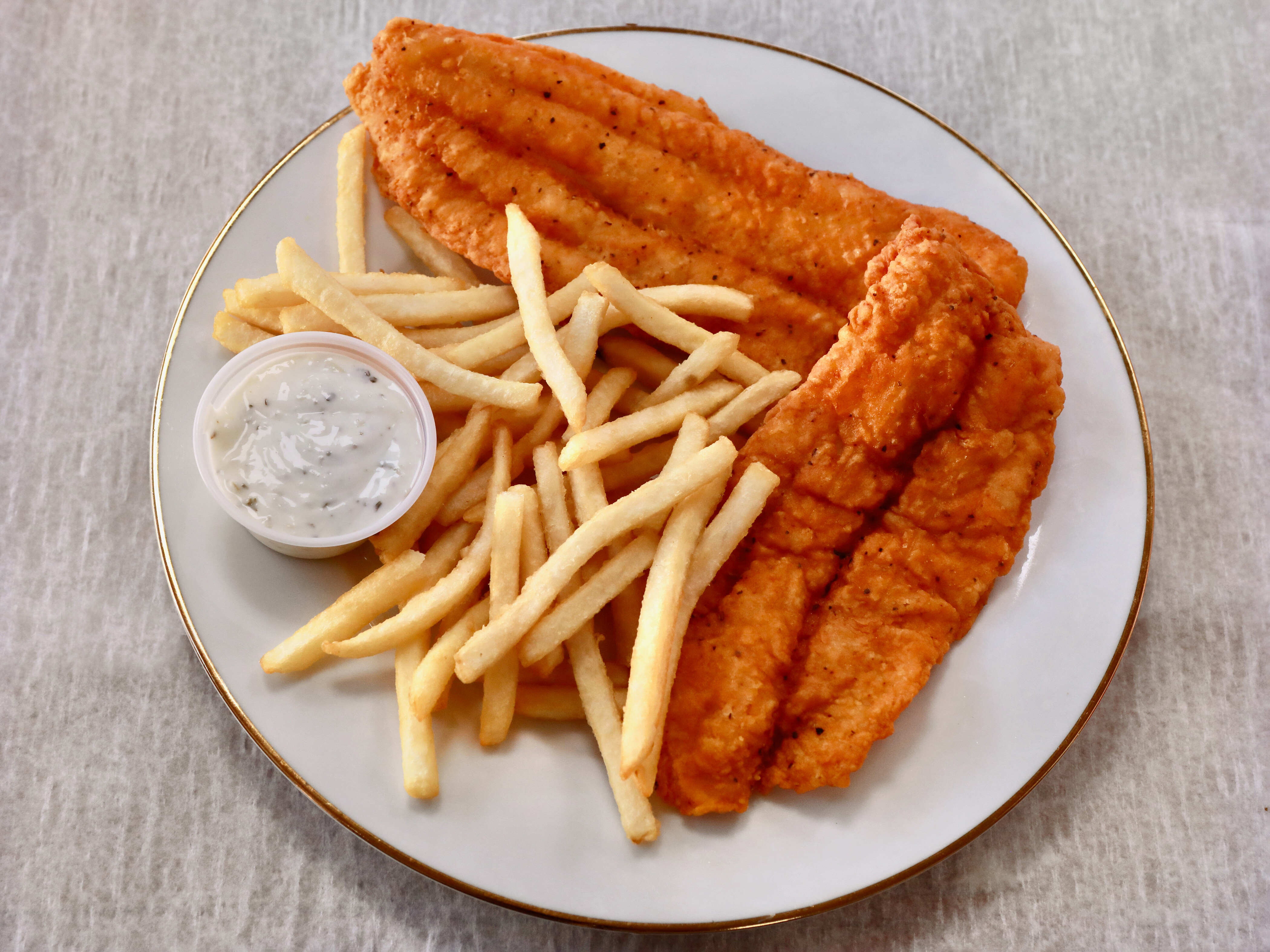 Order 2 Piece Whiting Fish  Combo food online from Bridgeport Halal Fish And Chips Hot Fried Chicken store, Bridgeport CT on bringmethat.com