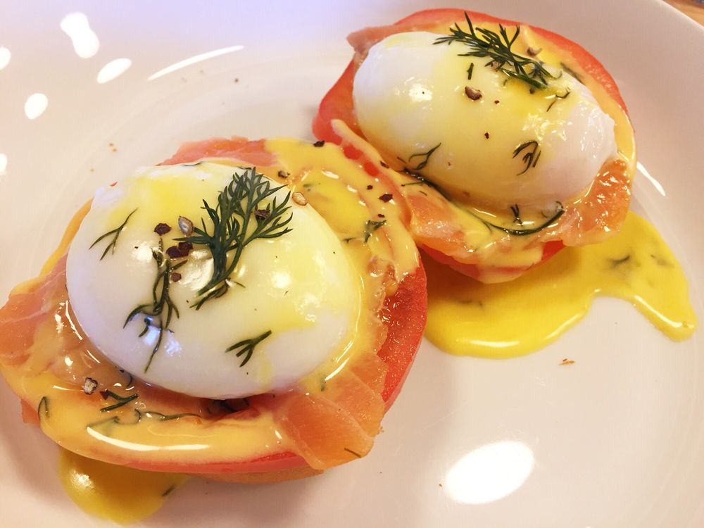 Order Lox Eggs Benedict food online from Not Just Coffee store, Charlotte on bringmethat.com