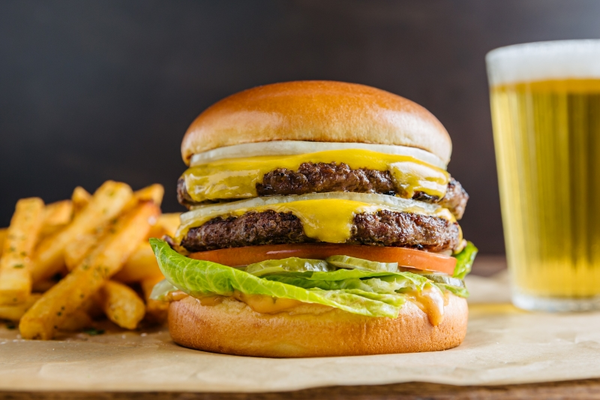 Order Double Cheeseburger food online from Urban Plates store, Torrance on bringmethat.com