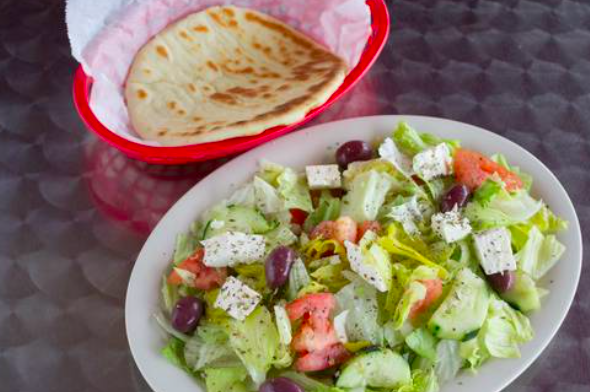Order Greek Salad food online from Mr. gee's store, Chicago on bringmethat.com
