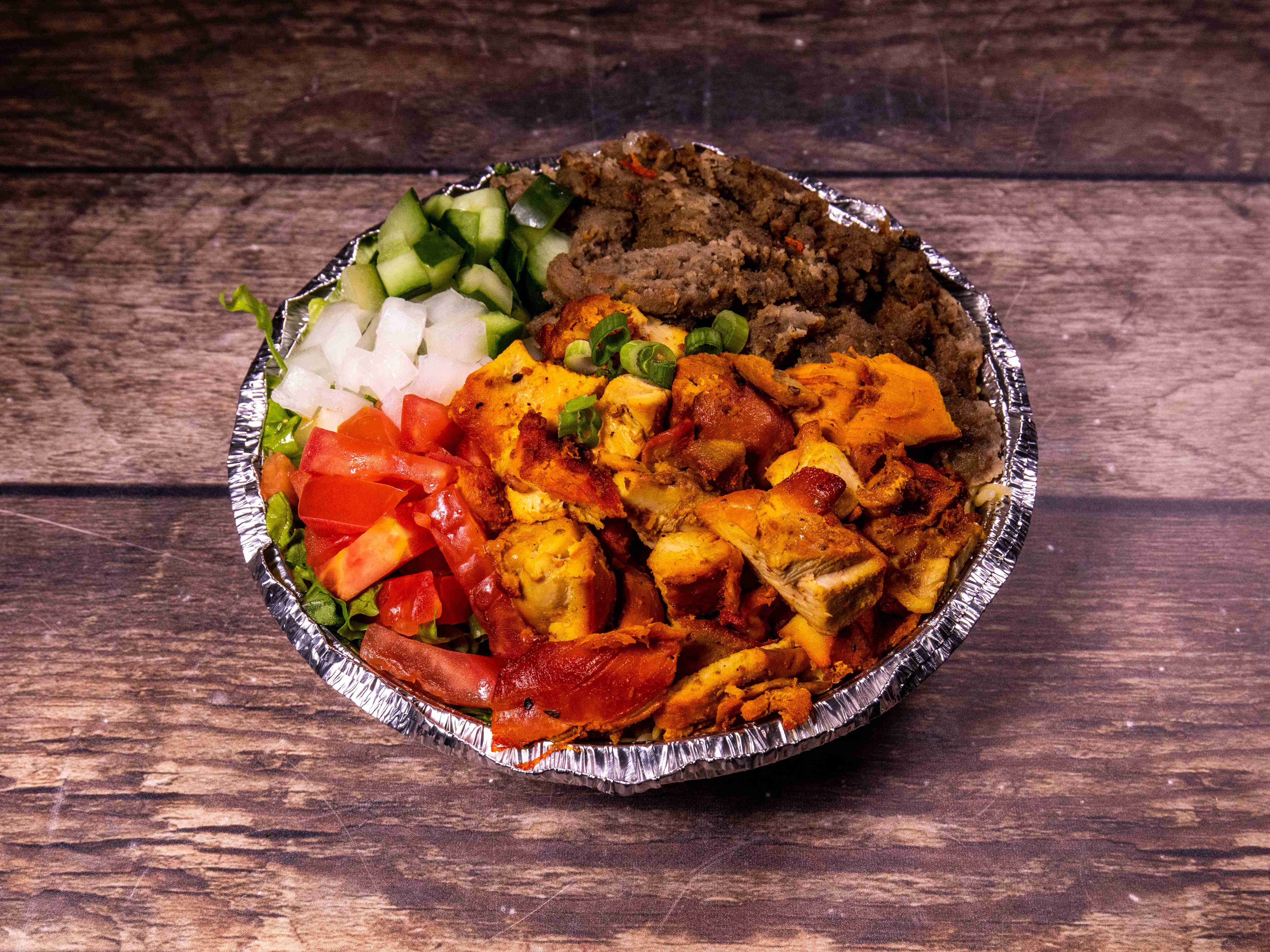 Order 3. Combo Platter food online from The Gyro Guys store, Webster on bringmethat.com