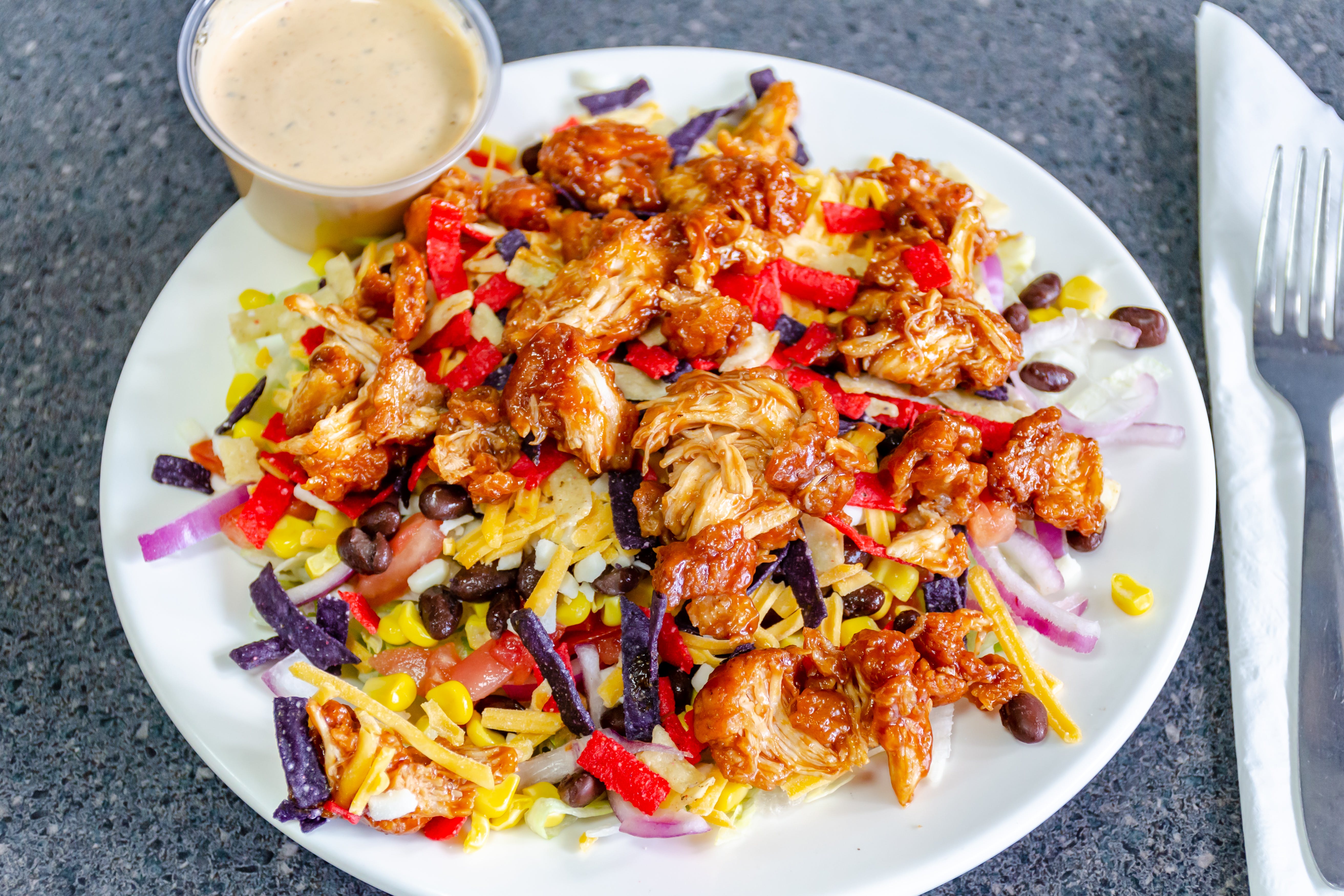 Order Chipotle Ranch Salad - Salad food online from Hometown Locker Room Pizza & Sub store, St Marys on bringmethat.com