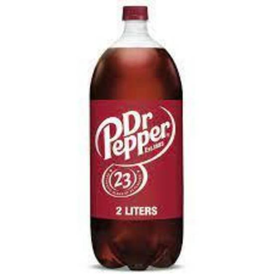 Order Dr Pepper 2L Bottle food online from IV Deli Mart store, Goleta on bringmethat.com