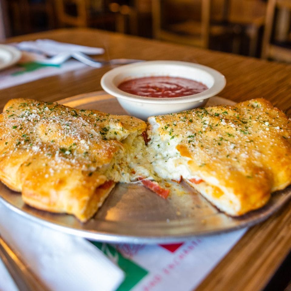 Order Cheese Calzone - Small 10'' food online from Pizza'n Stuff store, La Verne on bringmethat.com