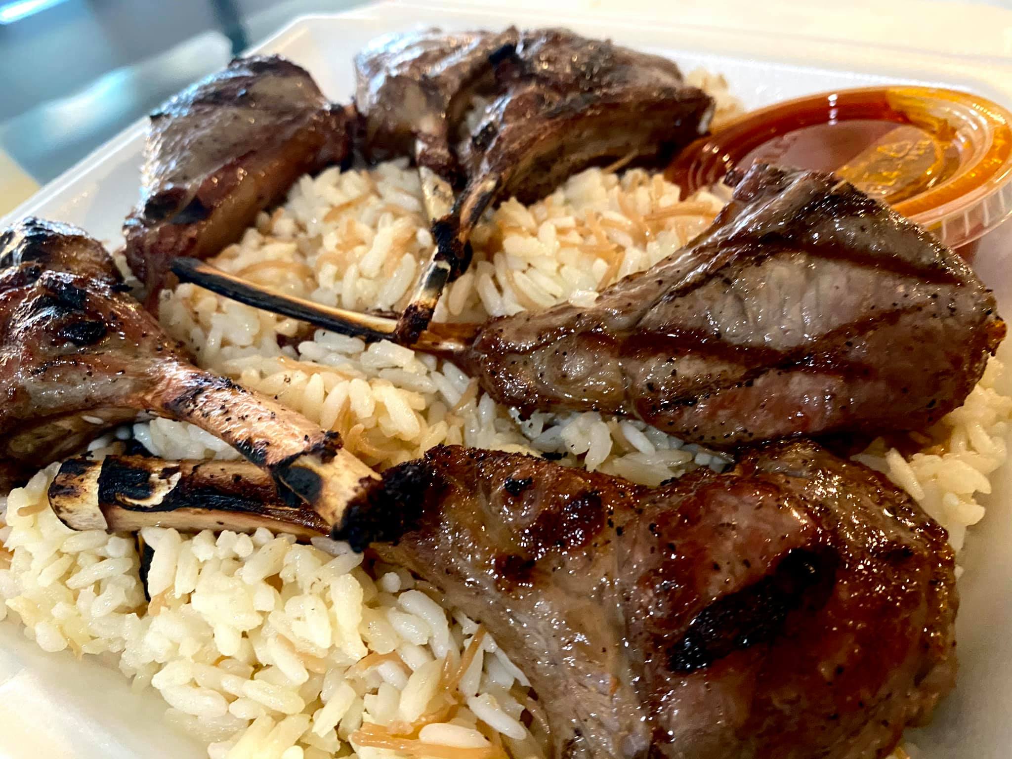 Order Lamb Chops food online from Kabob-G Grill store, Pittsburgh on bringmethat.com