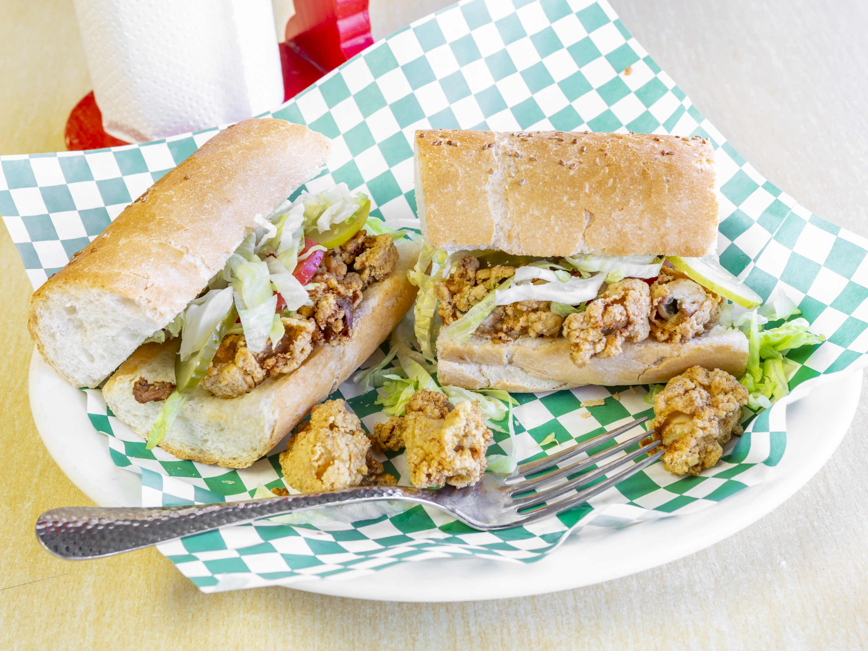 Order Fried Gulf Oyster Po Boy food online from Bon Temps store, Metairie on bringmethat.com