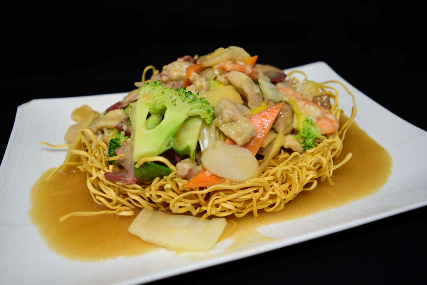 Order 97. Special Pan Fried Noodle food online from Fortune Star Cuisine store, Reno on bringmethat.com