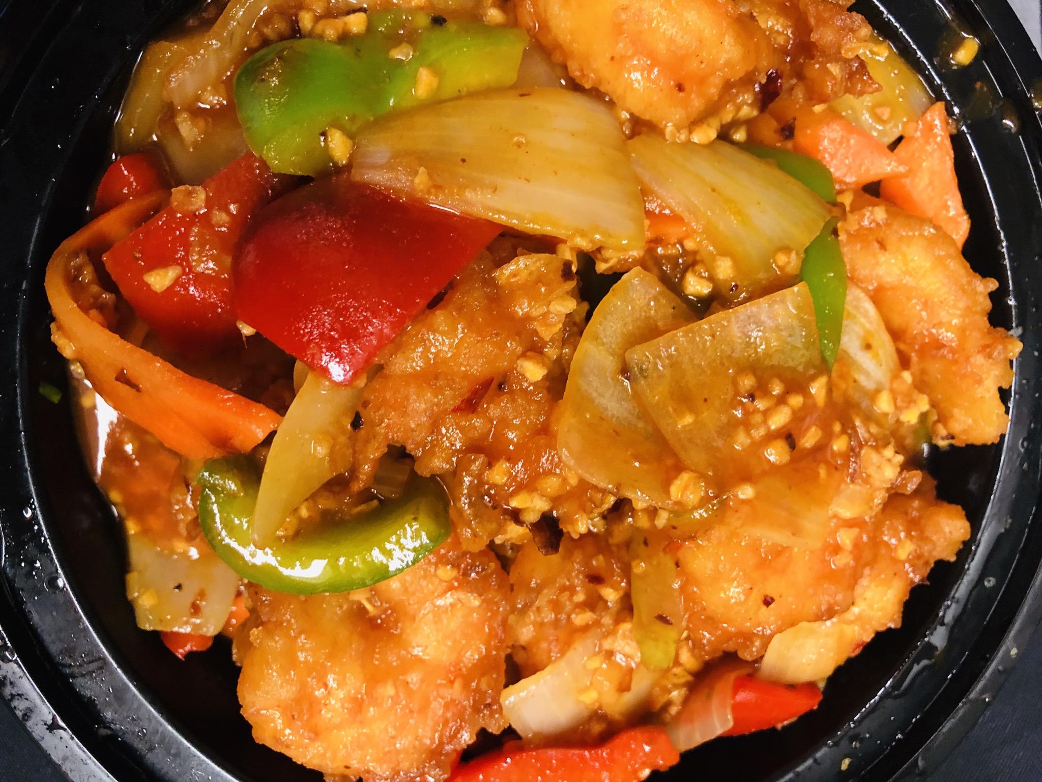 Order Singapore Chili Shrimp Dinner food online from Pepper Asian Bistro II store, Denver on bringmethat.com