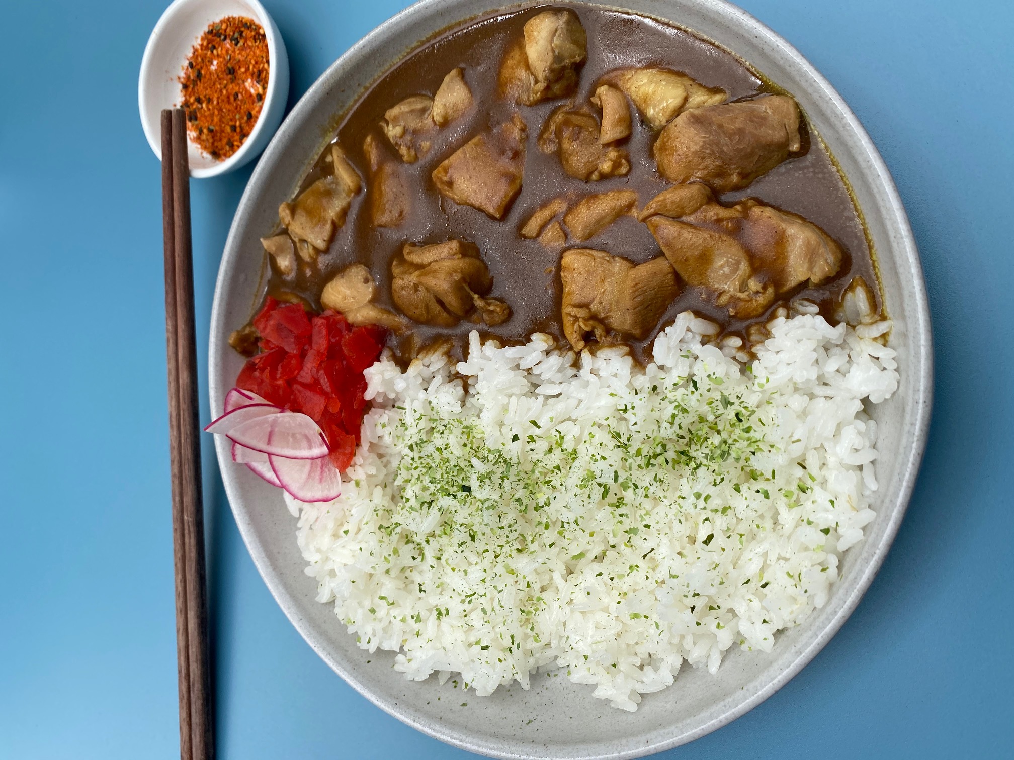 Order Tender Chicken Curry food online from Cafe Okawari store, San Francisco on bringmethat.com