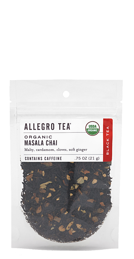 Order Organic Masala Chai (1 oz.) Tea food online from Allegro Coffee Company store, Greensboro on bringmethat.com