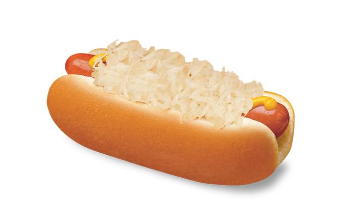 Order Kraut Dog food online from Wienerschnitzel store, Orange on bringmethat.com
