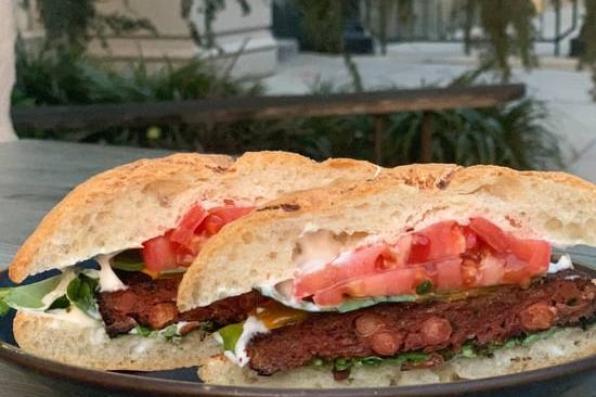 Order Salmon Cake Sandwich food online from Teaism store, Washington on bringmethat.com