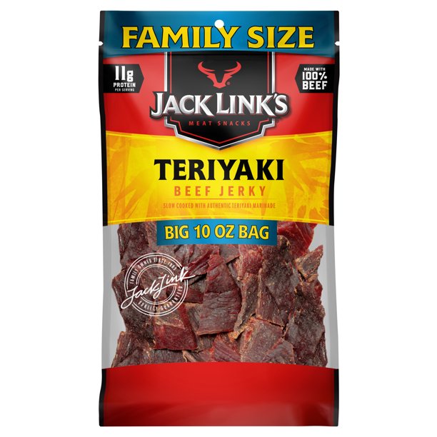 Order Jack Links Teriyaki Beef Jerky food online from Dan Big Slice Pizza store, Winnebago on bringmethat.com