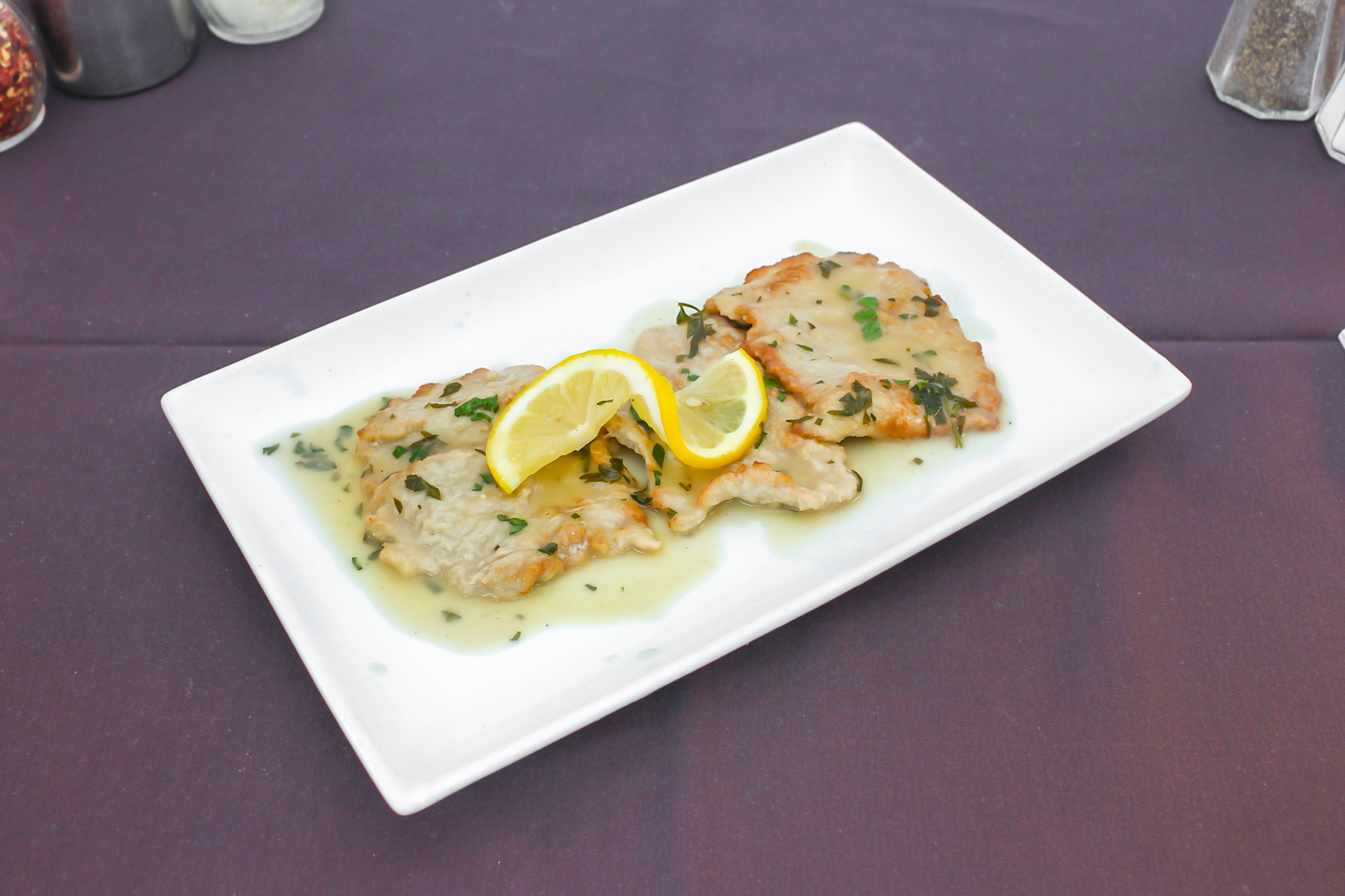 Order Veal Scaloppine Piccata - Entree food online from Delizia 92 restaurant & pizza store, New York on bringmethat.com