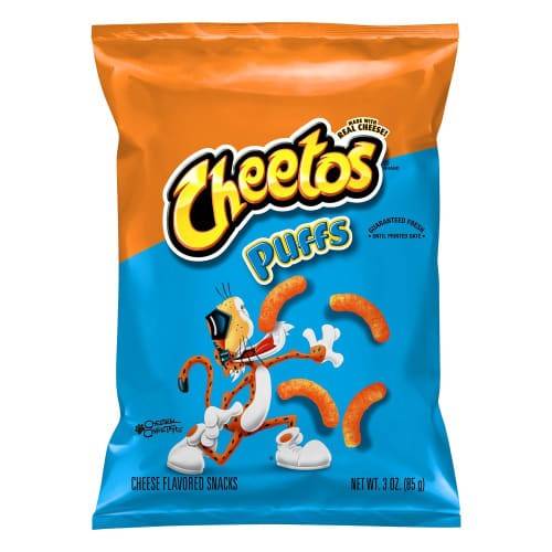 Order Cheetos · Puffs Cheese Flavored Snack (3 oz) food online from Mesa Liquor store, Mesa on bringmethat.com