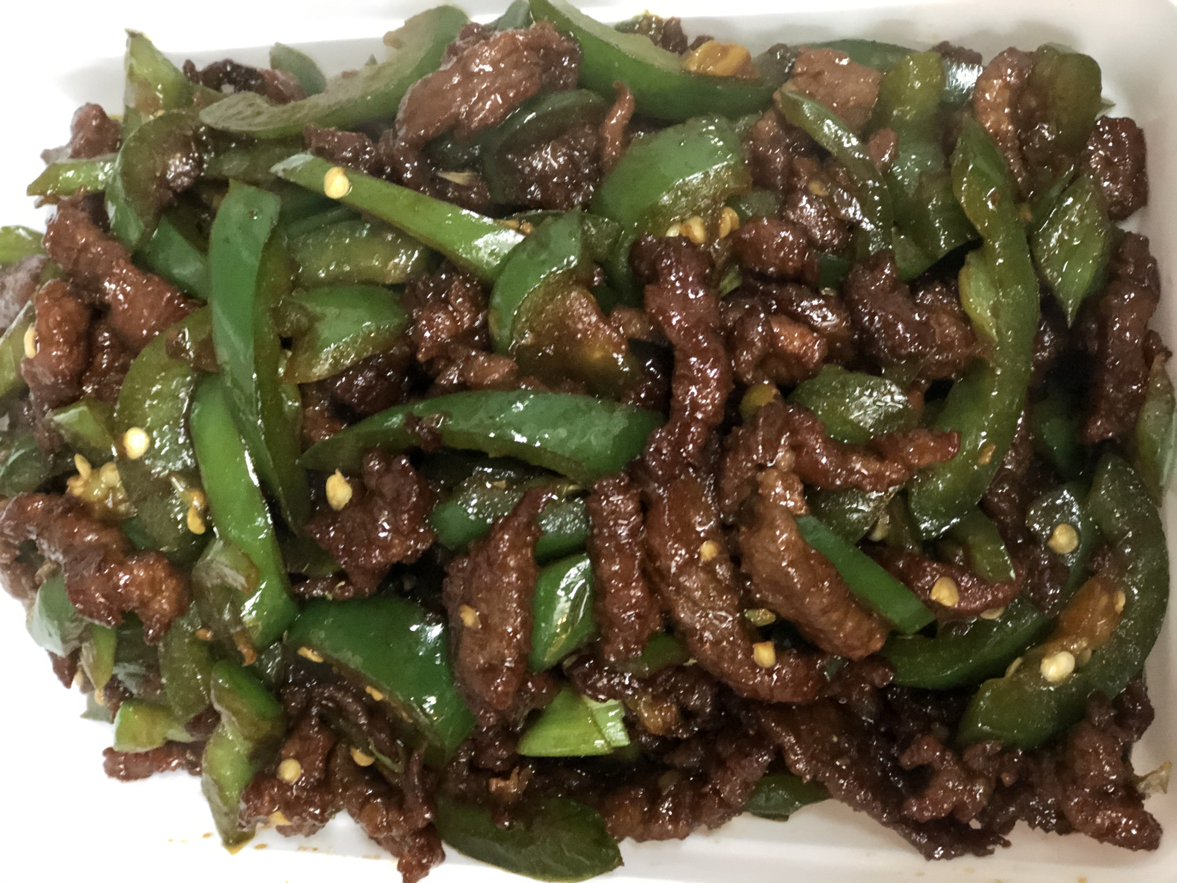 Order Hot Pepper with Beef (small size) food online from Chinatown Diner Of 88 store, Newark on bringmethat.com