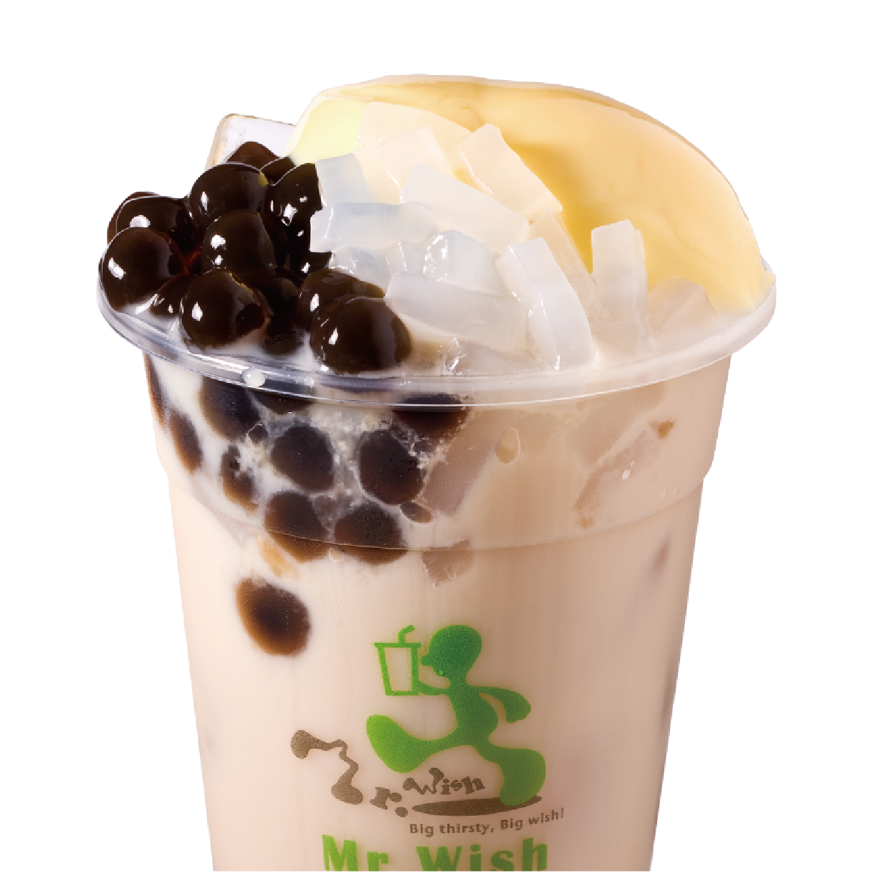 Order 3Q Milk Tea food online from Mr. Wish store, Bellevue on bringmethat.com