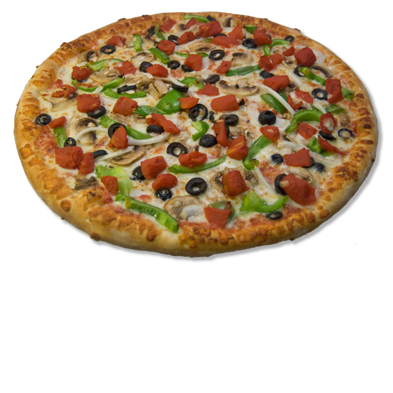 Order Garden Veggie Pizza food online from Brick's pizza store, Centreville on bringmethat.com