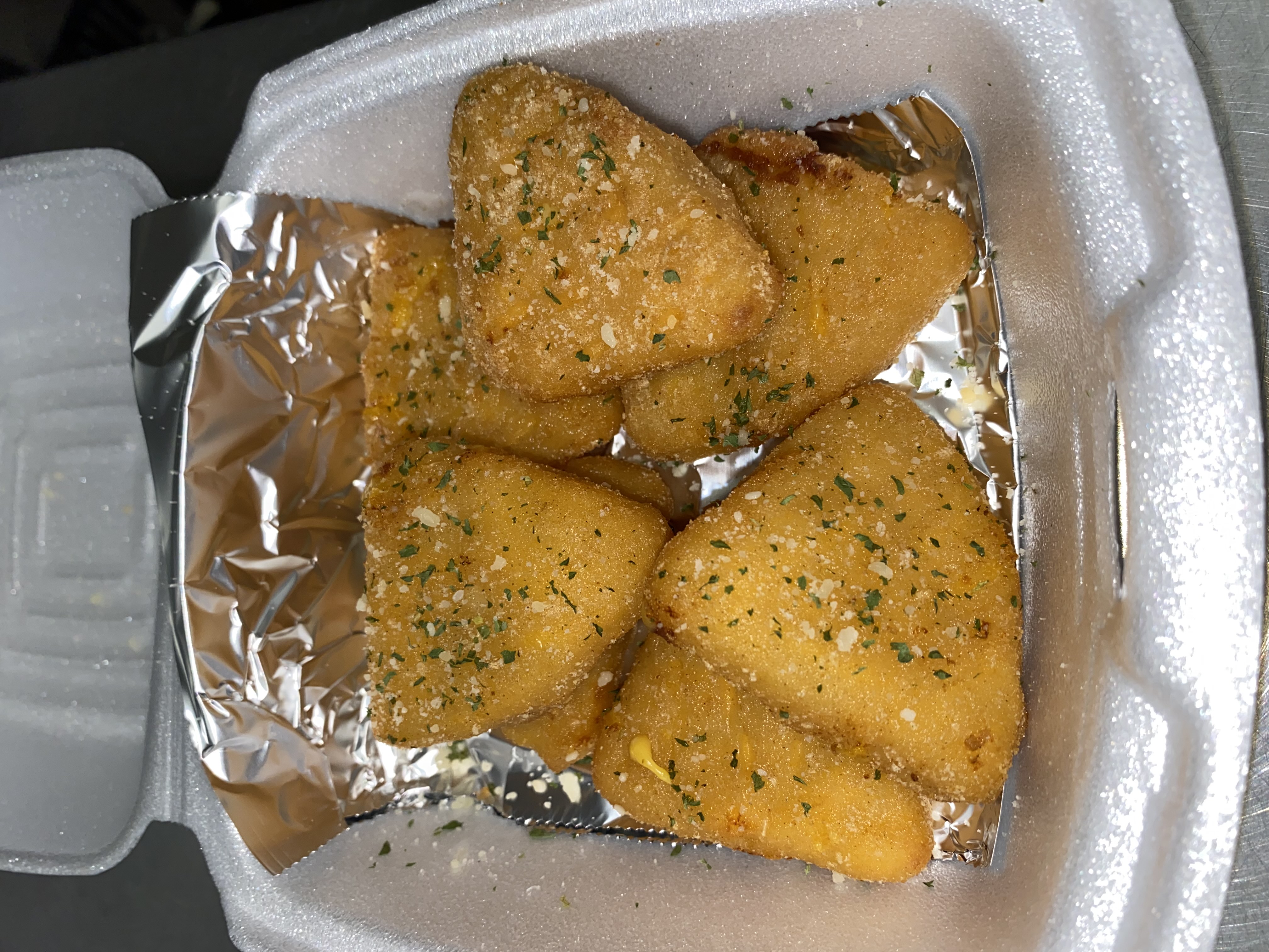 Order Mac and Cheese Wedges food online from Dan Pizza Co store, Webster on bringmethat.com