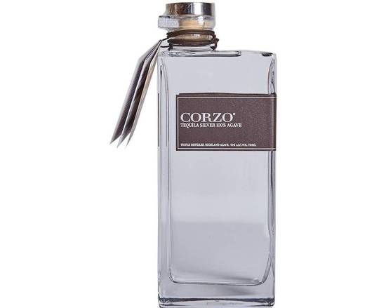 Order Corzo, Silver Tequila 100% de Agave · 750 mL food online from House Of Wine store, New Rochelle on bringmethat.com
