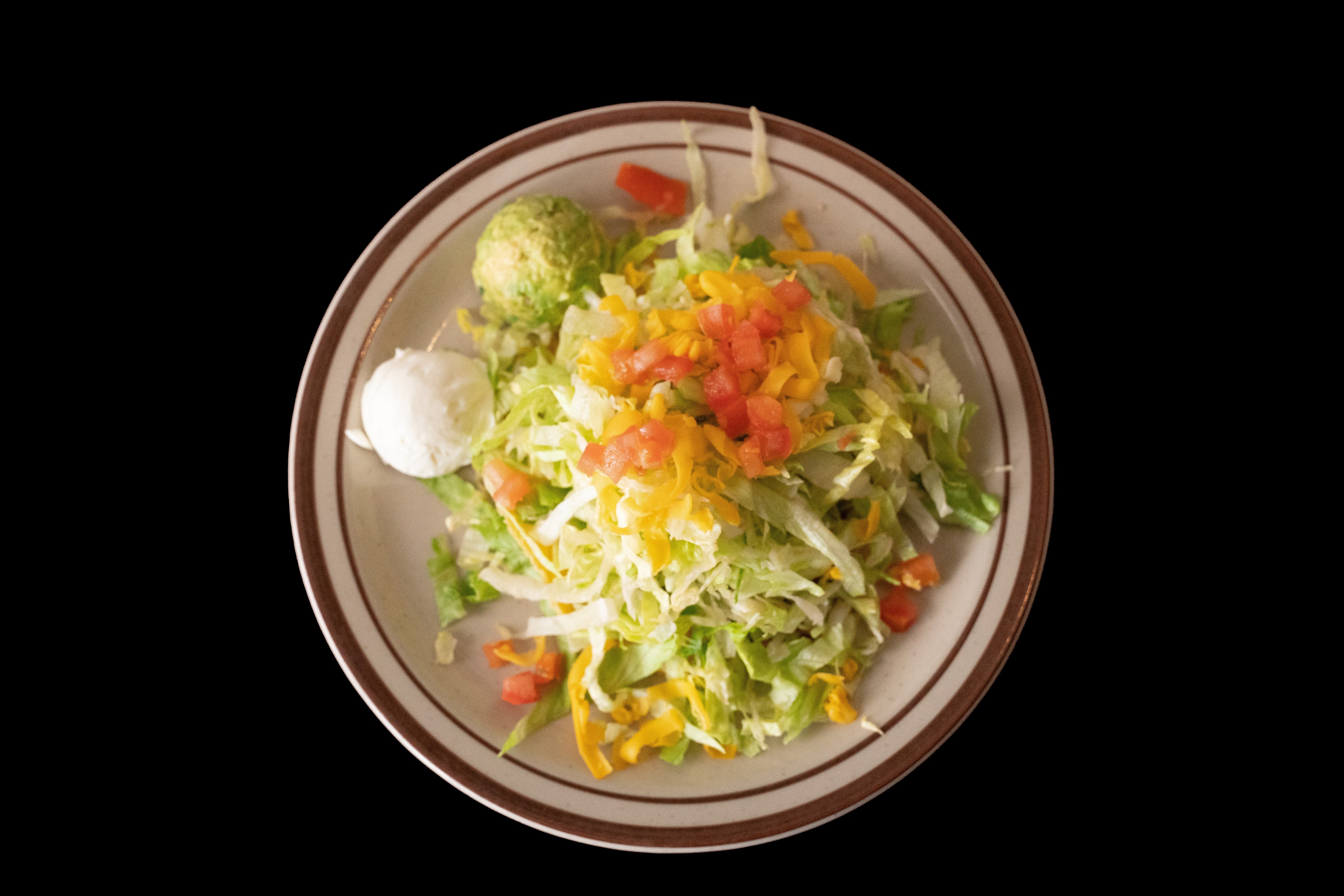 Order Tostadas Salad food online from La Costa Restaurant store, American Fork on bringmethat.com