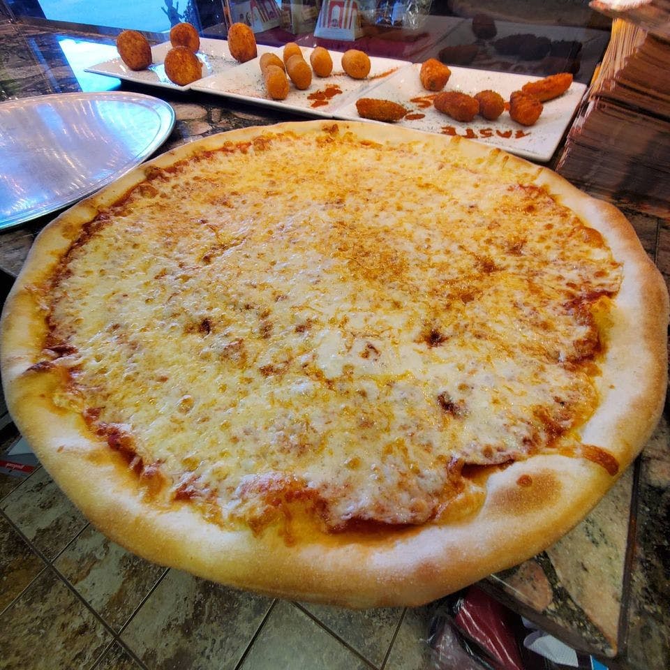 Order Plain Cheese Pizza - Personal 10" food online from Taste Of Naples store, Ringoes on bringmethat.com