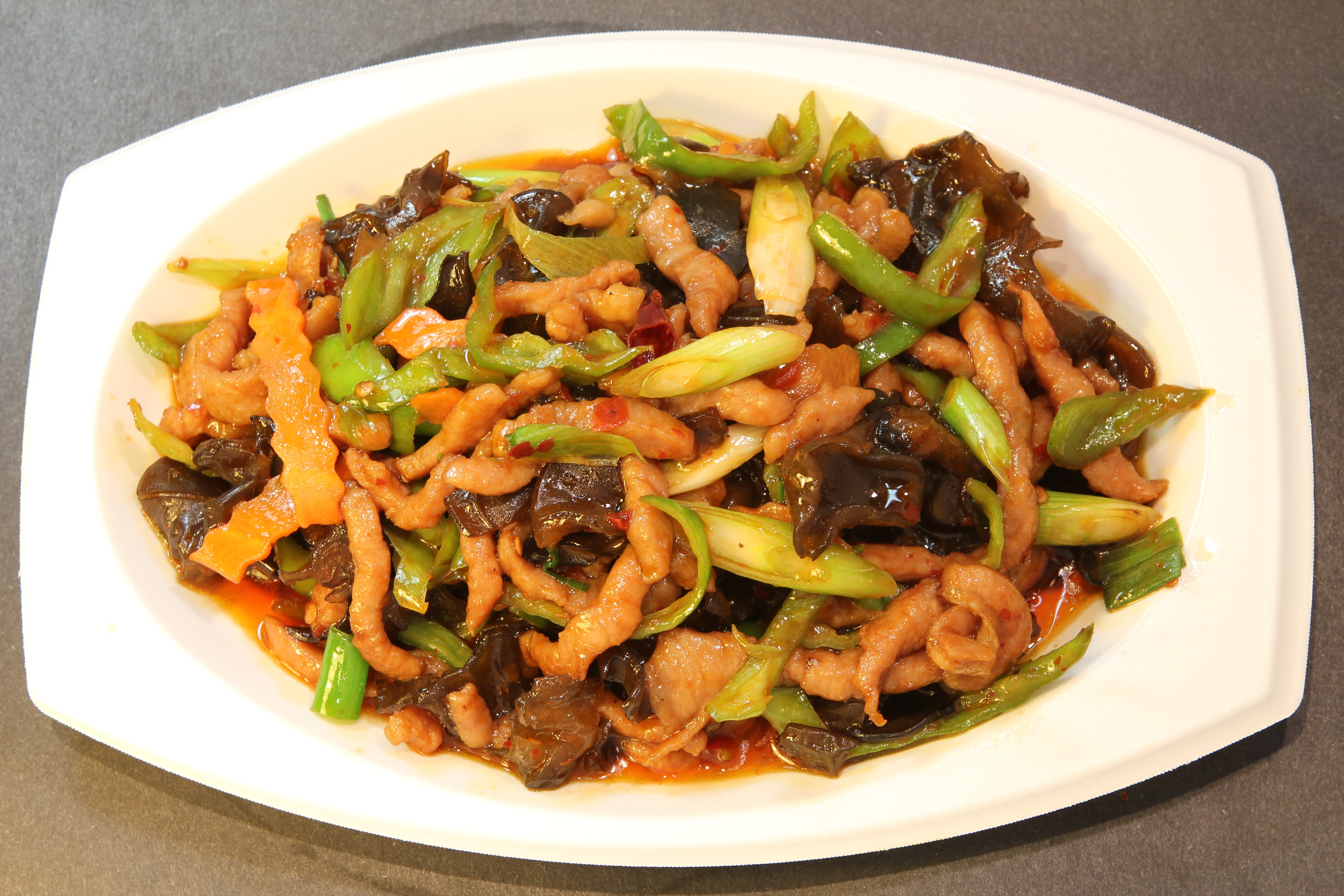 Order Stir Fry Pork in Garlic Sauce food online from Sichuan hot pot cuisine store, New York on bringmethat.com