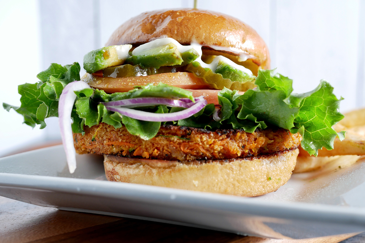 Order Kocky's Veggie Burger food online from Kocky Bar & Grill store, Fresno on bringmethat.com