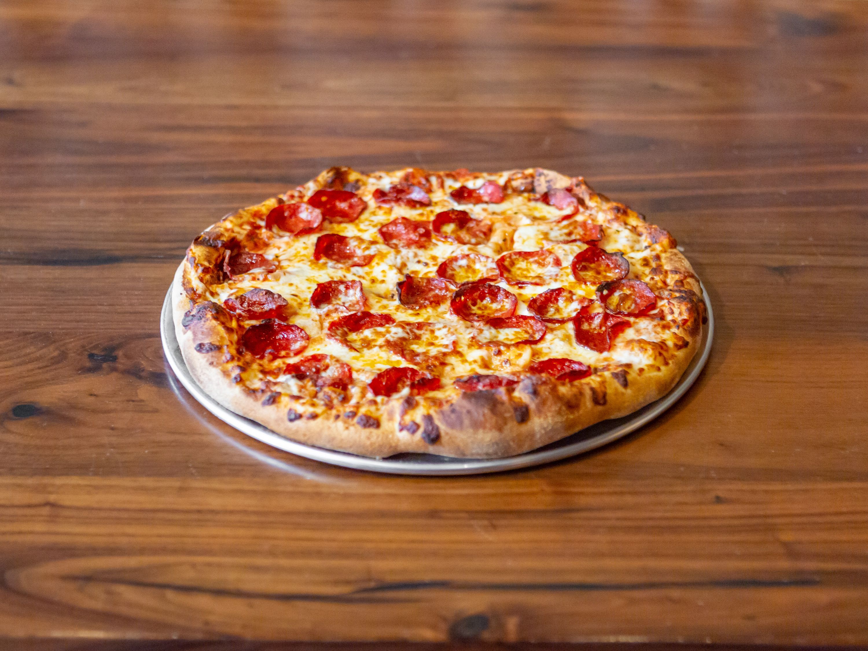 Order Pepperoni Pizza food online from River Rock Taproom store, Sunnyvale on bringmethat.com
