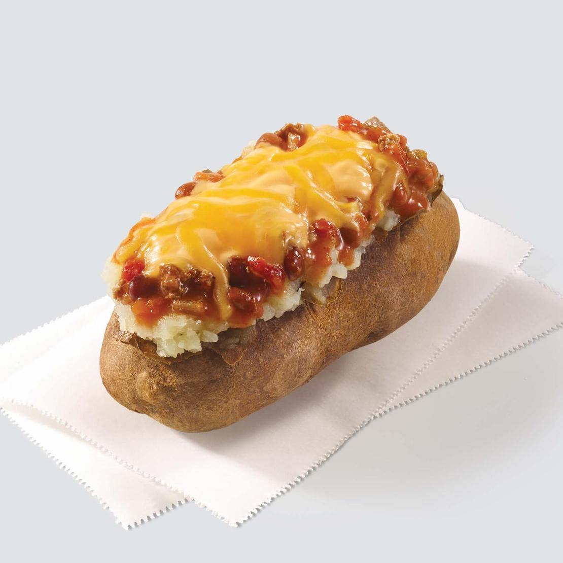 order online - Chili & Cheese Baked Potato from Wendy's on bringmethat.com