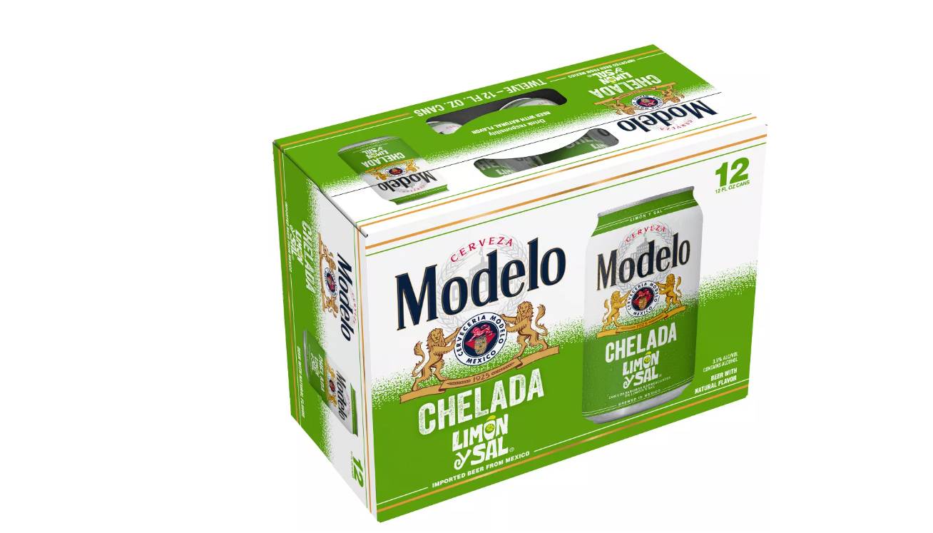Order Modelo Chelada Limon Y Sal - 12pk/12 fl oz Cans food online from Windy City Liquor Market store, El Cajon on bringmethat.com
