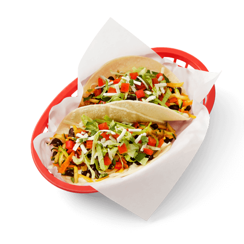 Order Grilled Veggie Taco food online from Fuzzy Taco Shop store, Waco on bringmethat.com