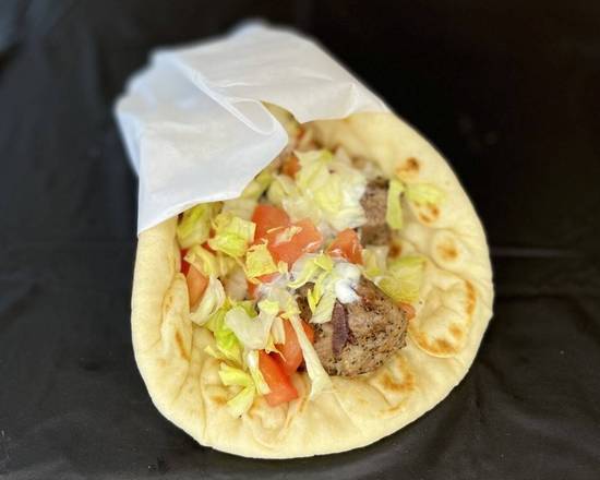 Order Steak Kebab Wrap food online from Pita Wraps Mediterranean Grill store, Surprise on bringmethat.com
