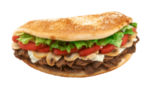 Order Steak, Cheese & Mushrooms Sub - Sub food online from Hungry Howie's Pizza store, Weston on bringmethat.com