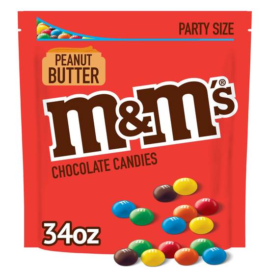 Order M&M'S Peanut Butter Milk Chocolate Candy, Party Size, 34 oz Bag food online from Cvs store, ALISO VIEJO on bringmethat.com