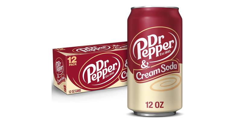 Order Dr Pepper Soda - Pack Of 12 12 oz food online from Valero Food Mart store, Murrayville on bringmethat.com