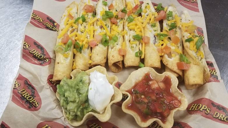 Order CHICKEN TAQUITOS food online from Hops N Drops store, Keizer on bringmethat.com
