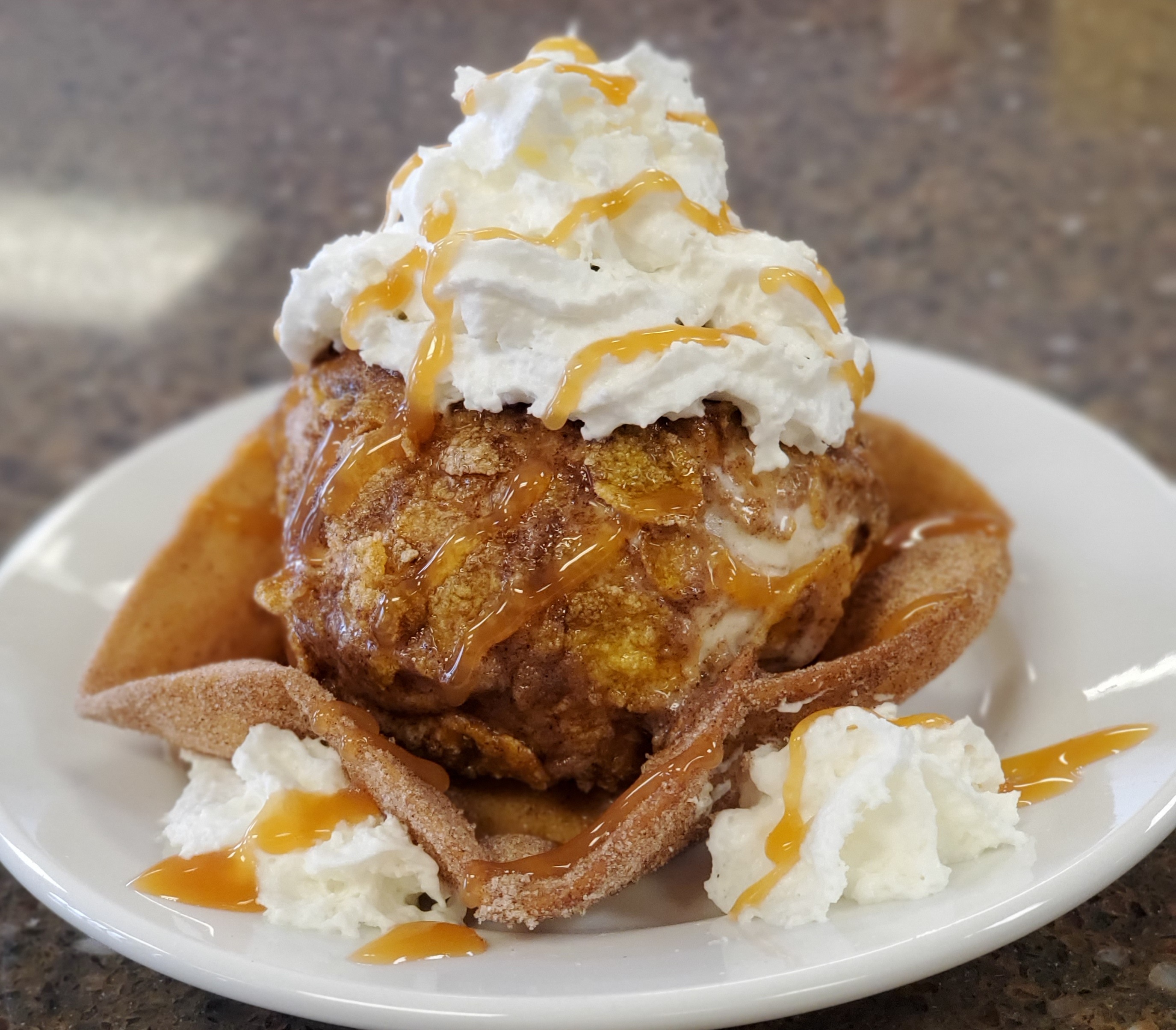 Order Fried Ice Cream food online from The Avocado Mexican Grill store, Runnemede on bringmethat.com